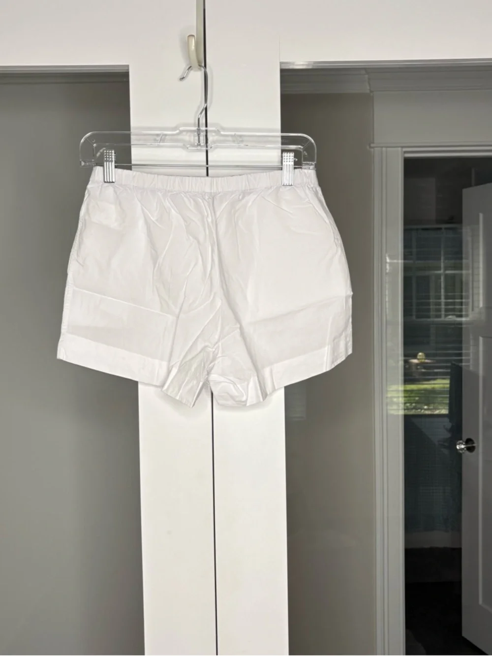J. Crew Pajama Short Set End-on-end Cotton White